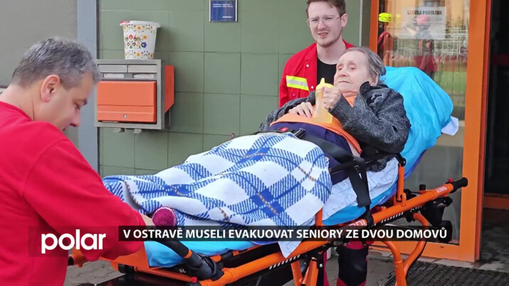 V Ostravě museli evakuovat seniory ze dvou domovů, kvůli povodním byly bez elektřiny a tepla