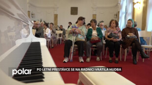 Po letní přestávce se na radnici vrátila hudba, posluchači si užili i árie z českých oper