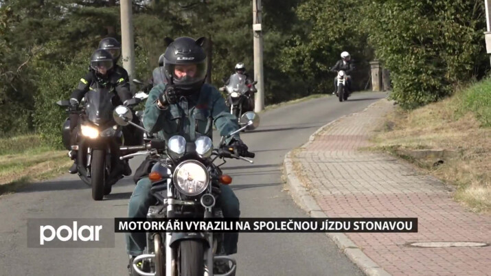 Motorkáři vyrazili na společnou jízdu Stonavou