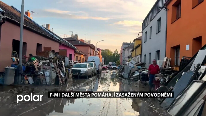 Frýdek-Místek i další města pomáhají zasaženým povodněmi