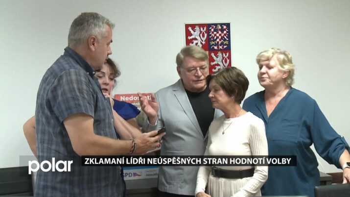 Zklamaní lídři neúspěšných stran hodnotí volby