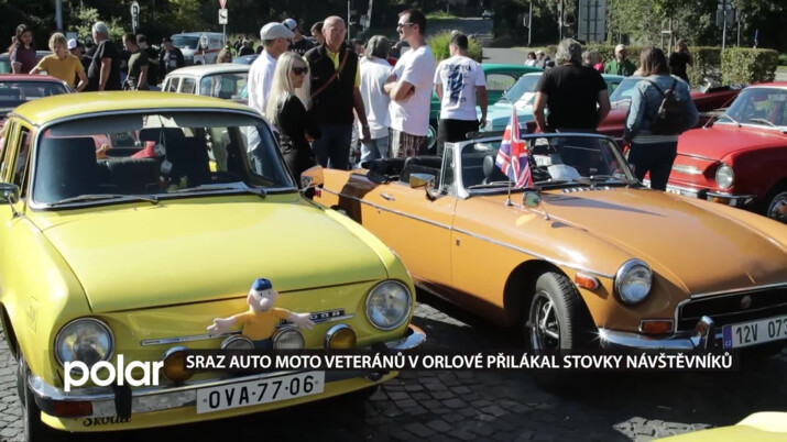 Sraz auto-moto veteránů přilákal do Orlové stovky návštěvníků