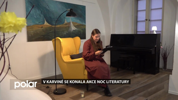 V Karviné se poprvé konala akce Noc literatury, veřejně četly známé osobnosti