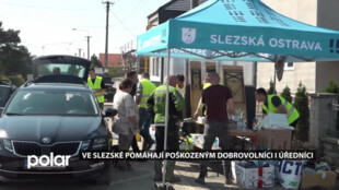 Do pomoci poškozeným povodněmi se ve Slezské zapojili hasiči, dobrovolníci i zaměstnanci úřadu