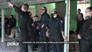 Strážníci z Havířově se zúčastnili střelecké soutěže v Karviné