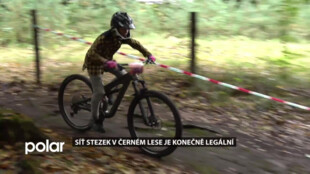 Dobrá zpráva pro bikery. Síť stezek v  karvinském Černém lese je konečně legální