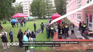 Déšť nepřekazil program zahradní slavnosti karvinského stacionáře