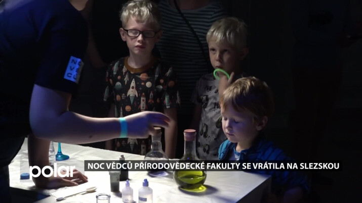 Noc vědců přírodovědecké fakulty se vrátila do Slezské Ostravy, návštěvnost byla enormní