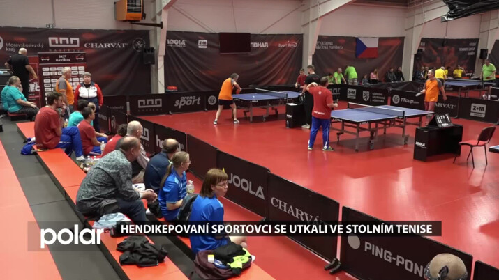 Hendikepovaní sportovci se utkali ve stolním tenise