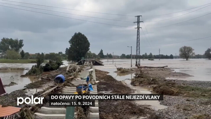 Do Opavy po povodních stále nejezdí vlaky z Ostravy a dále na Krnov a z Opavy do Kravař