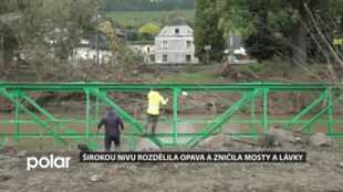 Široká Niva akutně potřebuje most nebo alespoň lávku pro pěší přes řeku Opavu