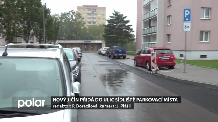 Nový Jičín přidá do ulic sídliště parkovací místa. Některá jsou nová, jiná stavbou legalizuje