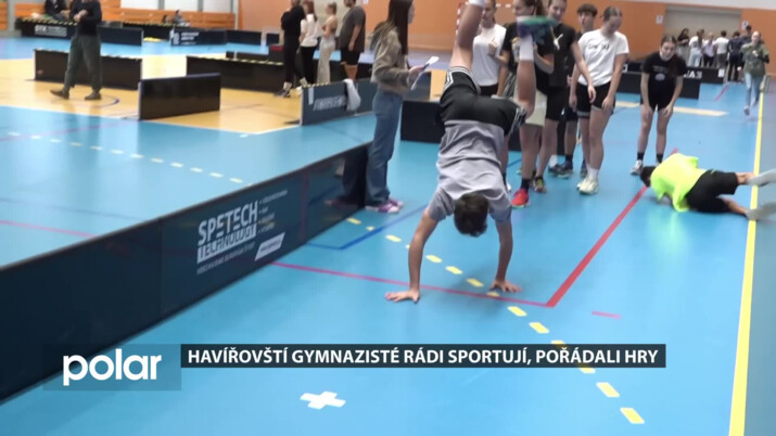 Žáci Gymnázia Havířov pořádali sportovní hry