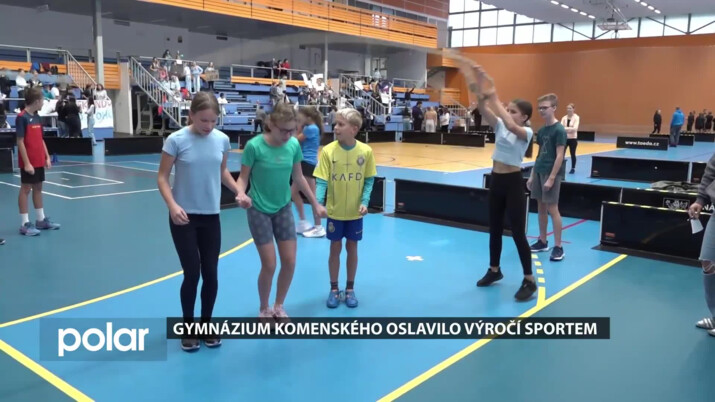 Gymnázium Komenského oslavilo výročí sportem