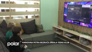 Knihovna Petra Bezruče v Opavě zřídila Teens klub. Poskytuje zázemí pro setkávání, studium i zábavu