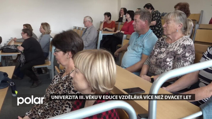 Univerzita III. věku v Educe vzdělává zájemce více než dvacet let