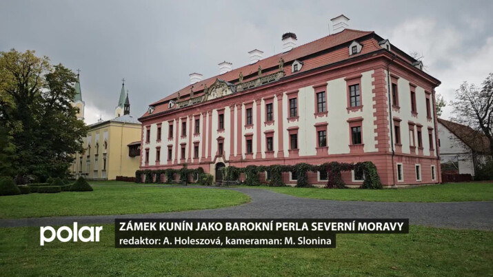 Zámek Kunín je známý jako barokní perla severní Moravy