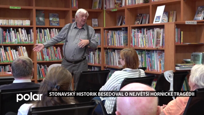 Stonavský historik besedoval se čtenáři o největší hornické tragédii