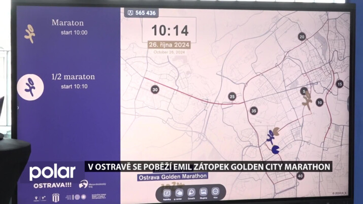 V Ostravě se poprvé poběží světový závod Emil Zátopek Golden City Marathon