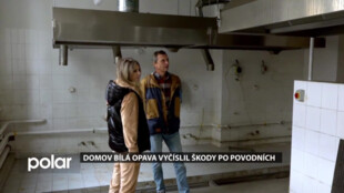 Domov Bílá Opava vyčíslil škody po povodních. Voda zničila kotelnu, kuchyni i prádelnu