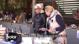 Miniveletrh sociálních služeb nabídl lidem poradenství i výrobky klientů