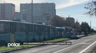 DPO modernizuje zastávky v Ostravě. Nejvíc jich je v obvodu Ostrava-jih