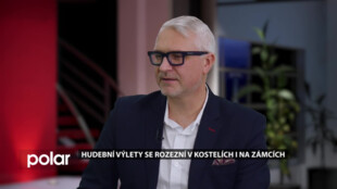 Hosté ve studiu: Igor Františák, profesor, pedagog, ředitel SFH, Hudební výlety se rozezní v kostelích i na zámcích