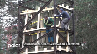 Sousoší budování socialismu u radnice Ostravy-Jihu čeká restaurace a přemístění