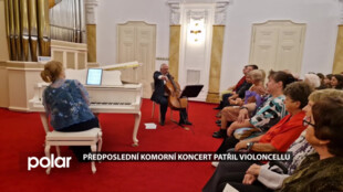 Předposlední komorní koncert patřil na Slezskoostravské radnici violoncellu a klavíru