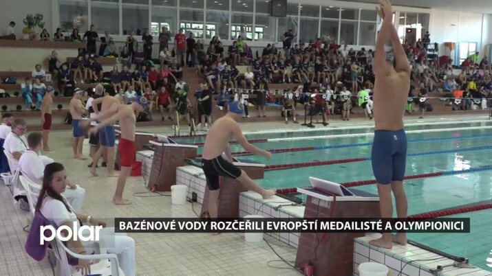 Bazénové vody rozčeřili evropští medailisté a olympionici, konal se tu závod Českého poháru