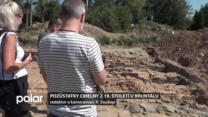 Novým archeologickým unikátem v Bruntále je nově objevená čtyřkanálová žárová pec na výrobu cihel