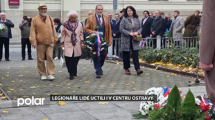 Životy padlých legionářů při bojích za samostatné Československo lidé uctili i v centru Ostravy