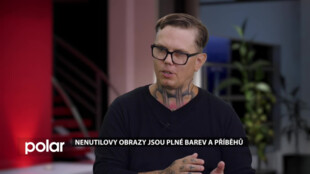 Hosté ve studiu: Marek Nenutil, výtvarník, Nenutilovy obrazy jsou plné příběhů a barev