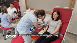 Úředníci Moravskoslezského kraje darovali krev přímo na pracovišti