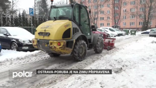 Ostrava-Poruba je na zimu připravena. Komunikace od ledu a sněhu bude odklízet vysoutěžená firma