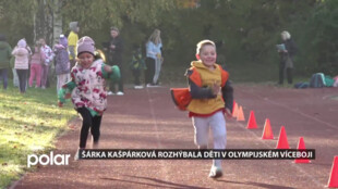 Šárka Kašpárková rozhýbala děti na ZŠ Prameny v olympijském víceboji