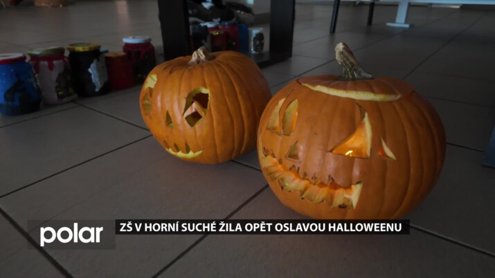 ZŠ v Horní Suché žila opět oslavou Halloweenu