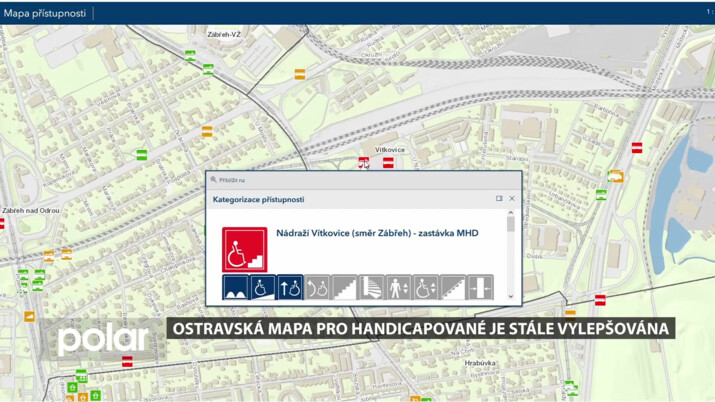 Mapa pro handicapované je stále vylepšována. Využít ji mohou i rodiče s kočárky