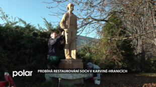 V Karviné-Hranicích vrací zašlou krásu dvěma uměleckým dílům restaurátoři