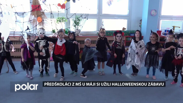 Předškoláci z MŠ U Máji si užili halloweenskou zábavu