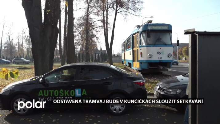 Odstavená tramvaj bude v Kunčičkách sloužit setkávání, bude z ní kavárna