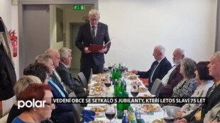 Vedení obce se setkalo s jubilanty, kteří letos slaví 75 let