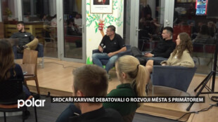 Srdcaři Karviné debatovali o rozvoji města s primátorem