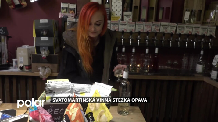 Oslavy svatého Martina v Opavě zahájila tradiční Svatomartinská vinná stezka