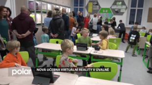 Základní škola v Úvalně má novou učebnu virtuální reality. Střídají se v ní všichni žáci