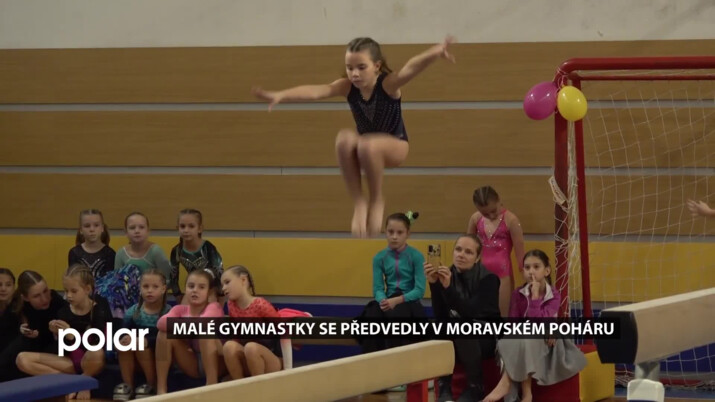 Malé gymnastky se předvedly v Moravském poháru