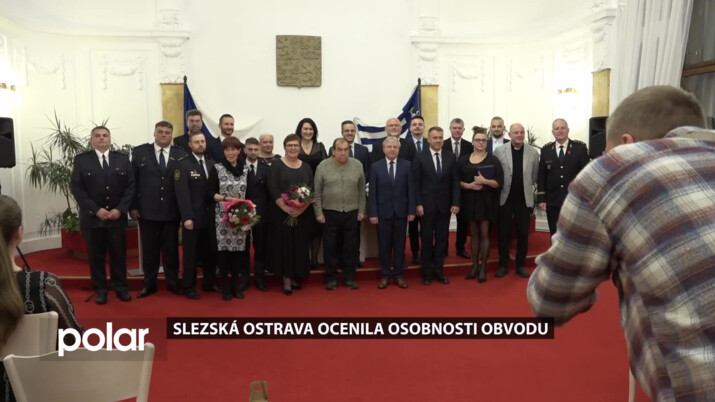 Slezská Ostrava ocenila osobnosti obvodu ve dvanácti oblastech včetně záchrany lidského života