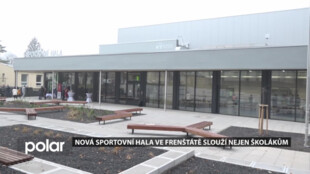 Sportovci ve Frenštátě pod Radhoštěm využívají novou moderní halu