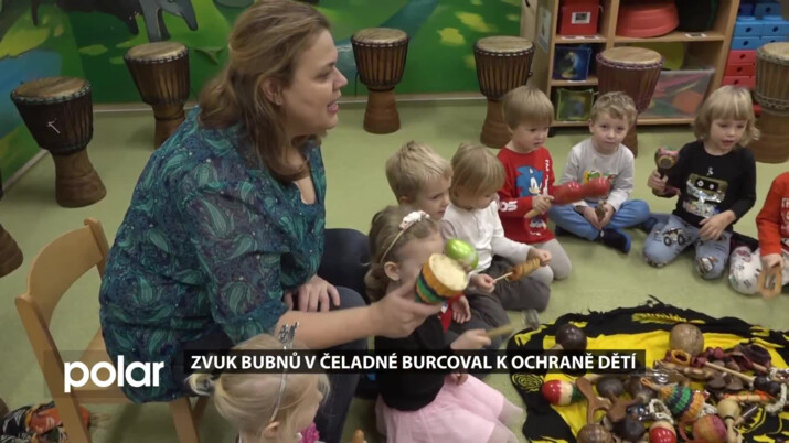 Zvuk bubnů v Čeladné burcoval k ochraně dětí před násilím