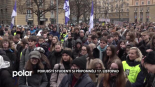 Studenti pěti gymnázií z Ostravy-Poruby si připomněli Den boje za svobodu a demokracii